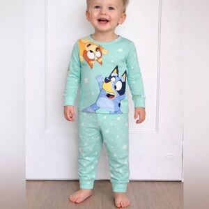 Bluey Kids Pajama 2 pairs Set NWT
